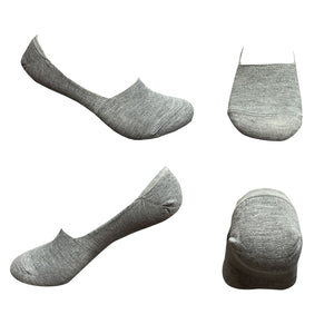 Undeez 5 Pack Secret Socks Grey Melange