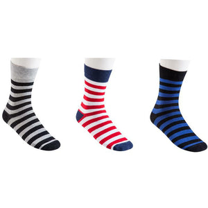 Undeez 3pk Striped Socks