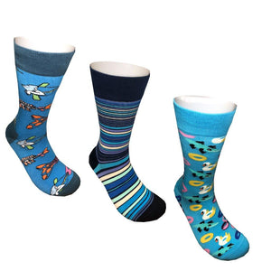 Undeez KOI Fish Trouser Socks 3pk