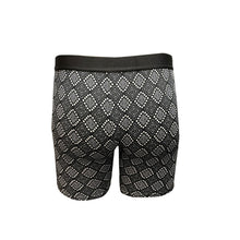 Load image into Gallery viewer, Scrapeez Men&#39;s AOD Longer Length Boxer Black and White
